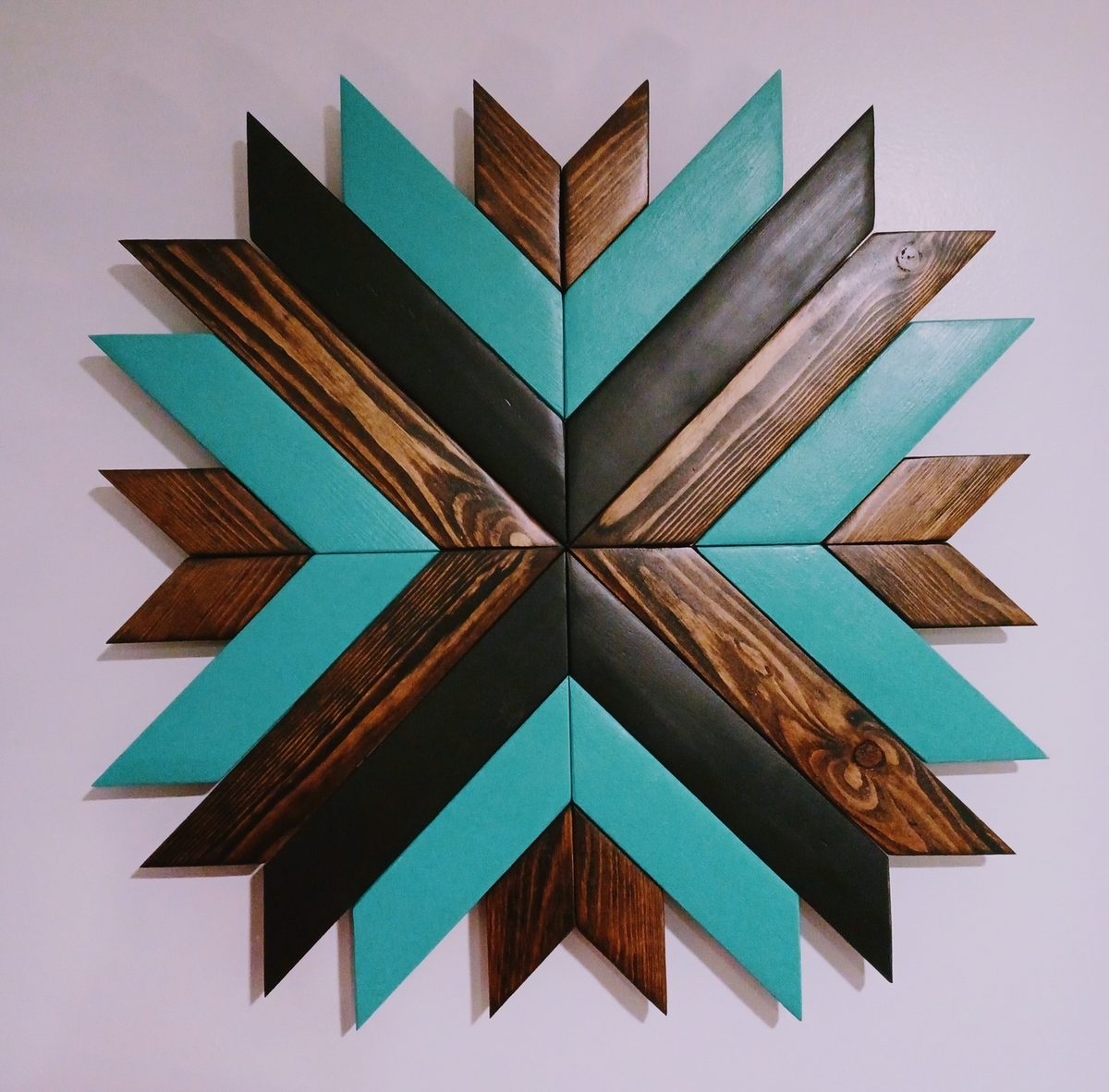 Abstract wall art piece