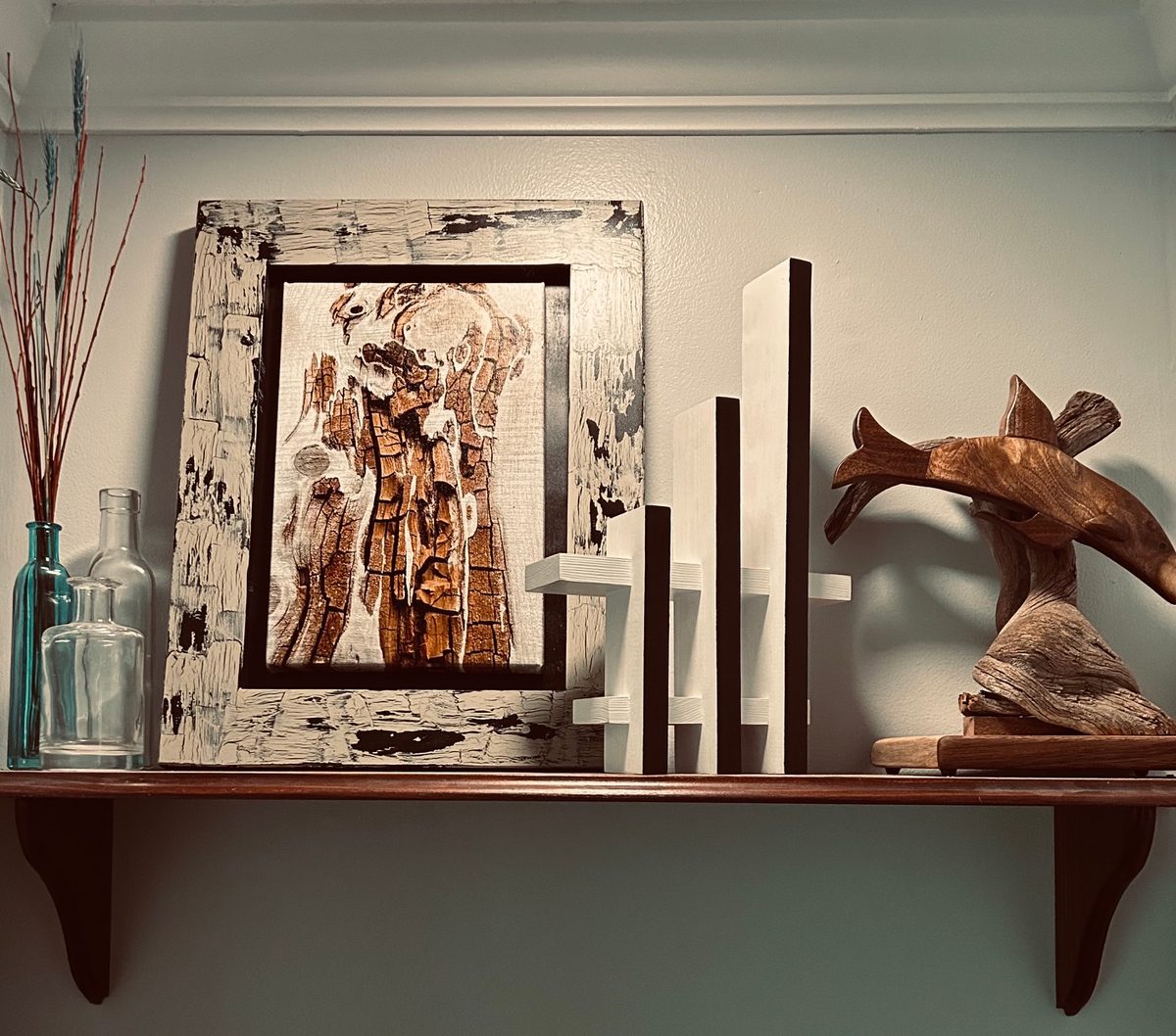 Abstract wall art piece
