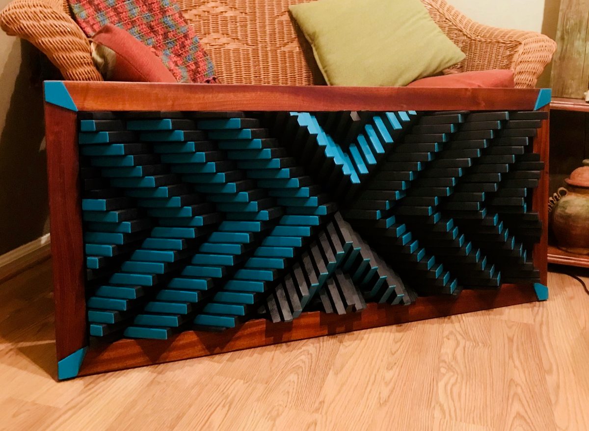 Abstract wall art piece