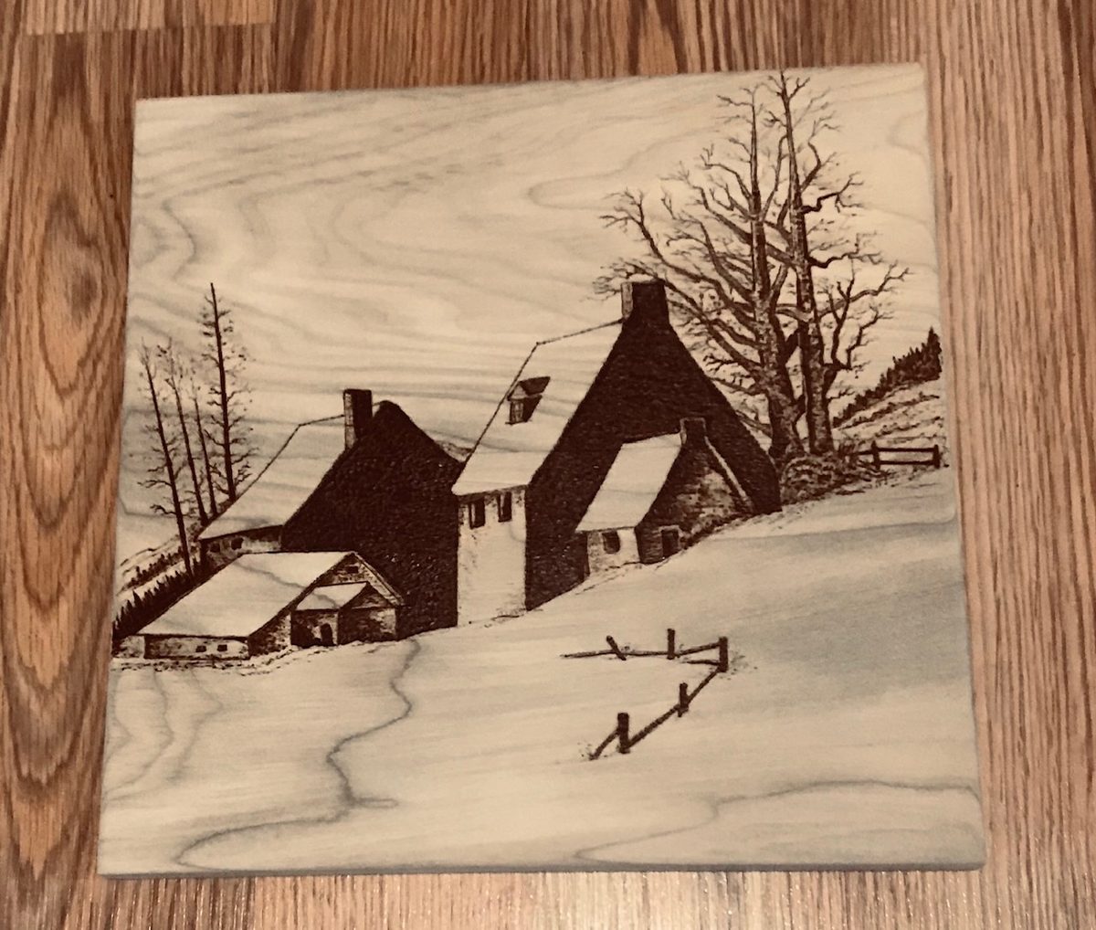 Abstract wall art piece