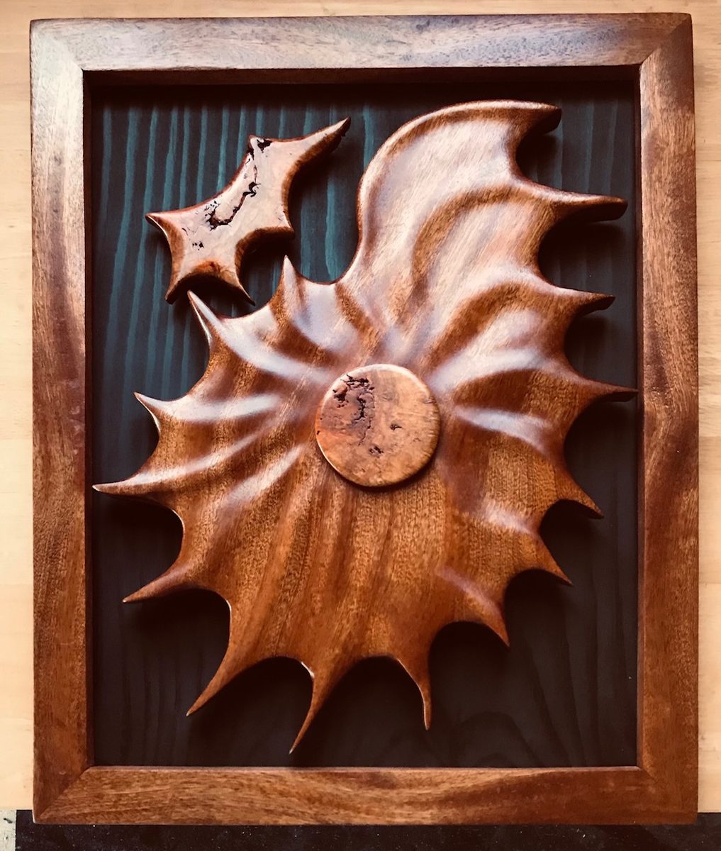Abstract wall art piece