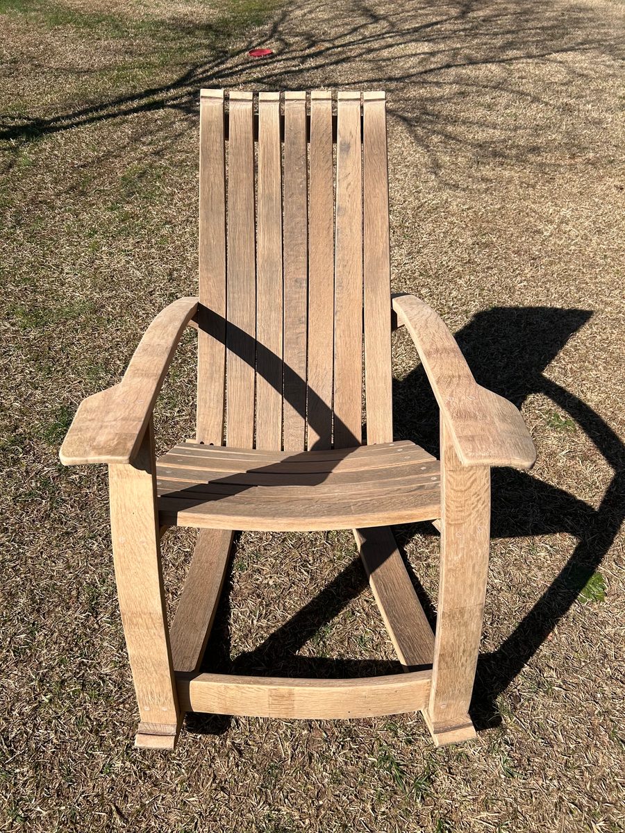 Handcrafted wood chair